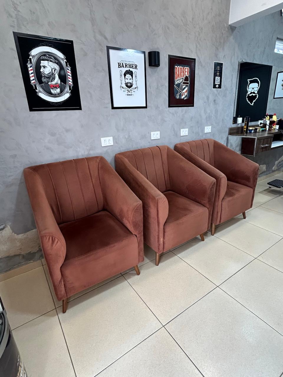 Ambiente do Vavá Barber Club