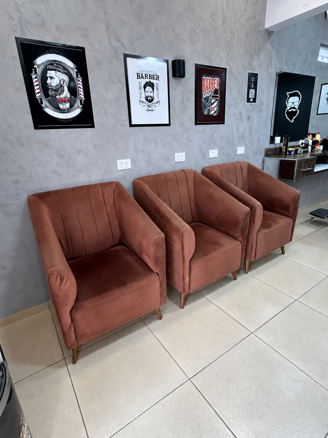 Recepção do Vavá Barber Club